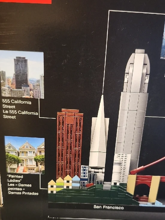 LEGO Architecture San Francisco Skyline Set - Black Box with Red and White Model - Picture 4 of 7